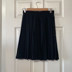 Blacky Dress Berlin Black Sheer Goth Gothic Pleated Skirt